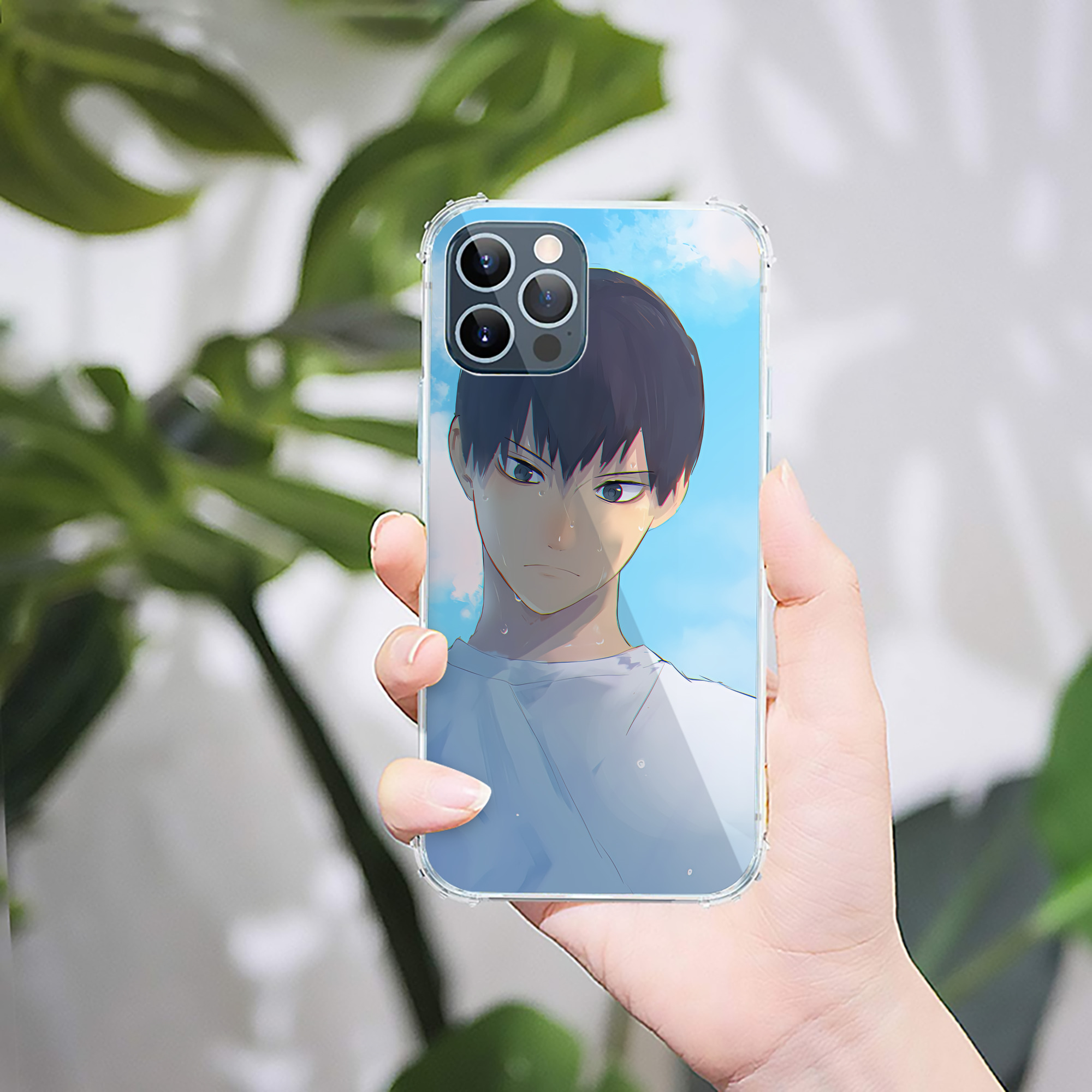 （画像用） ハイキュー!! Haikyu!! 【iPhone 12シリーズ対応】透明スマホケース（クリアソフトケース）
